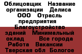 Облицовщик › Название организации ­ Делиса, ООО › Отрасль предприятия ­ Благоустройство зданий › Минимальный оклад ­ 1 - Все города Работа » Вакансии   . Тверская обл.,Бологое г.